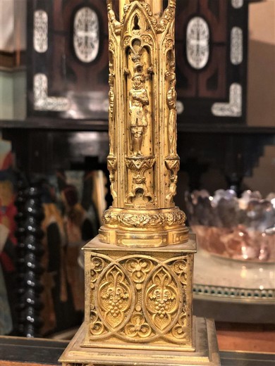 Antique double candelabra