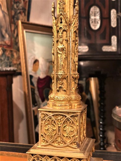 Antique double candelabra