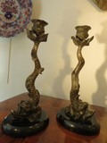 Antique candlesticks