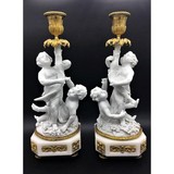 Antique candlesticks