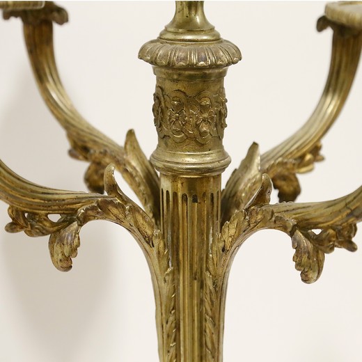 Antique twin candelabra