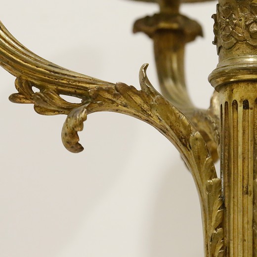 Antique twin candelabra