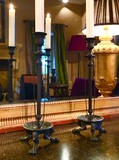 Antique candlesticks