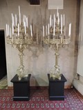 Antique pair girandole