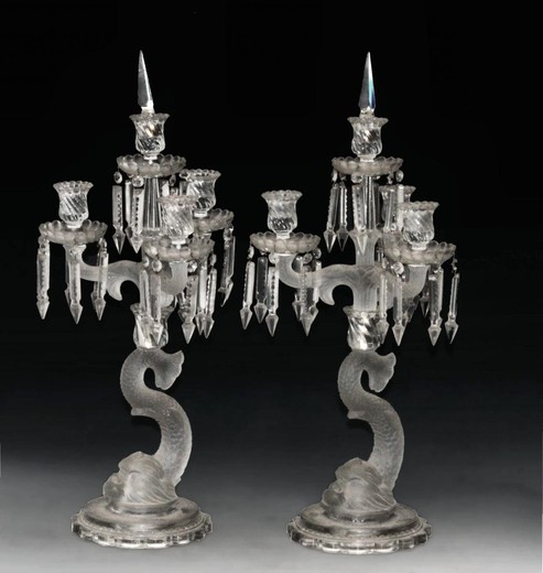 Antique pair of candlesticks