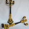 Antique twin candelabra