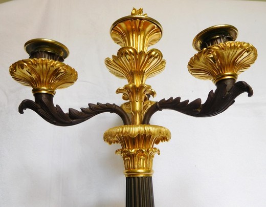 Antique twin candelabra