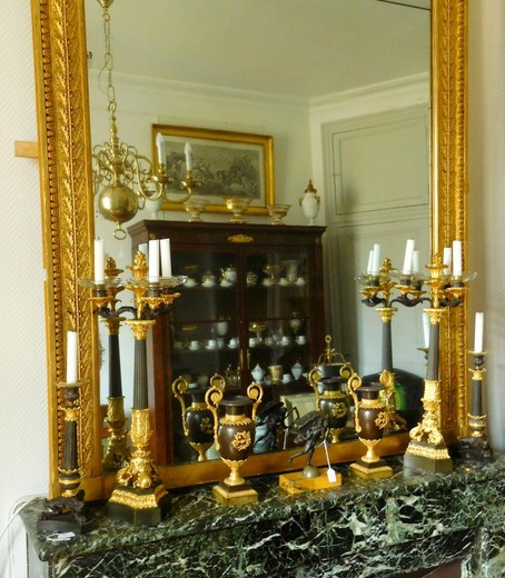 Antique twin candelabra