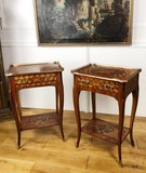 Antique twin tables