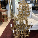 Antique twin sconces