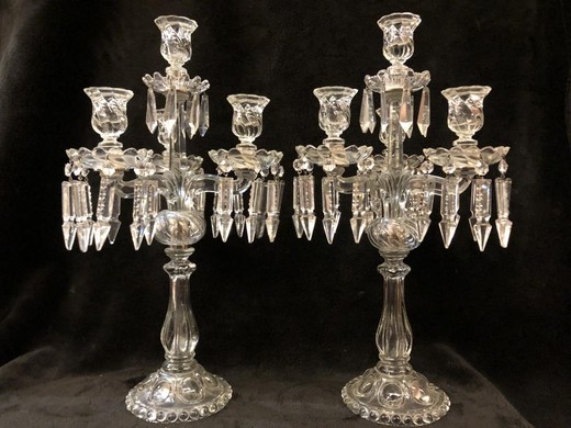 Vintage twin candelabra