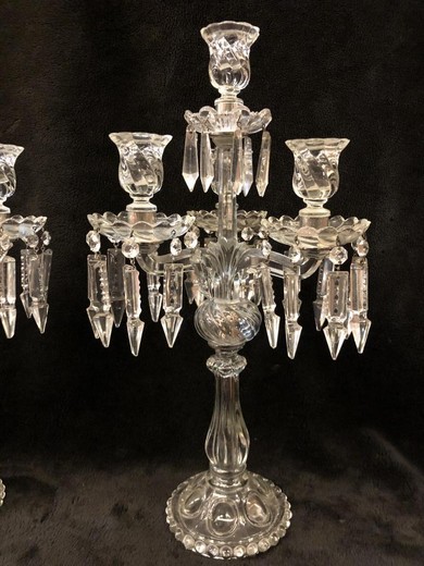 Vintage twin candelabra