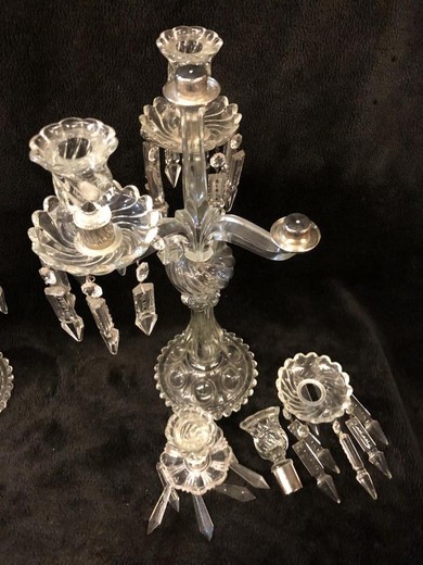 Vintage twin candelabra