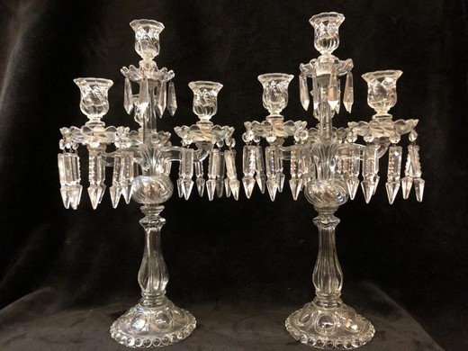 Vintage twin candelabra