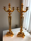 Antique twin candelabra Antique twin candelabra