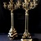 Antique restoration candelabra