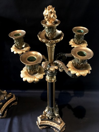 Antique restoration candelabra