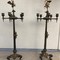 Antique twin candelabra