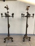 Antique twin candelabra