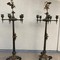 Antique twin candelabra