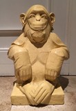 Antique sculpture of a monkey