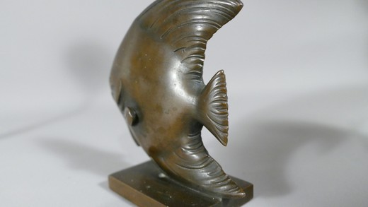 Антикварная скульптура «Рыбка»