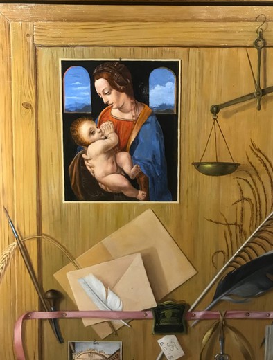 Картина-обманка «Леонардо да Винчи»