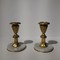 Pair antique candle holders