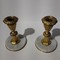 Pair antique candle holders