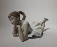 Antique sculpture of a ballet dancer