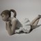 Antique sculpture of a ballet dancer