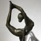 Антикварная скульптура «Девушка с обручем»