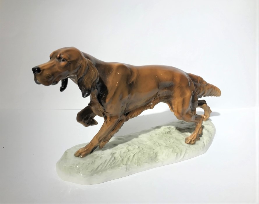 Antique sculpture "Setter"