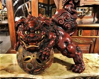 Antique sculpture "Dog Pho"