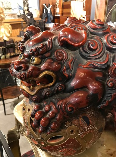 Antique sculpture "Dog Pho"