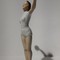 Антикварная скульптура "Волейболистка"