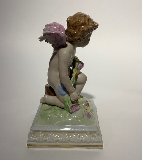 Antique statuette of an angel