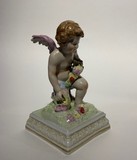 Antique statuette of an angel