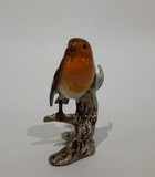 Antique robin bird statuette