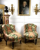 Pair of antique armchairs