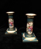 Antique pair of candle holders