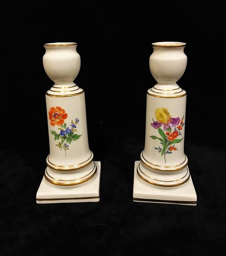 Antique candle holders