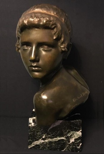 Antique bust of Young Achilles