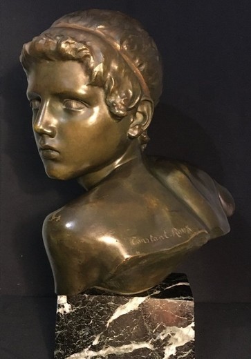 Antique bust of Young Achilles