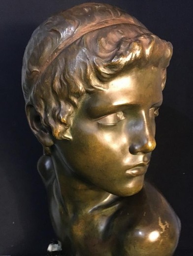 Antique bust of Young Achilles