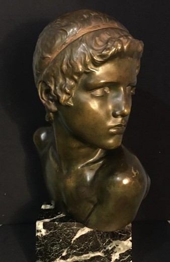 Antique bust of Young Achilles