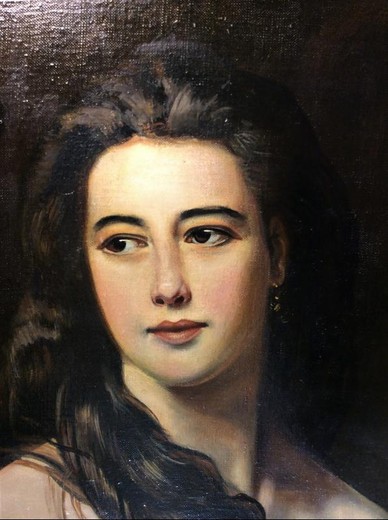 Антикварный портрет «Варвара Римская-Корсакова»