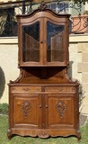 A rare antique corner buffet