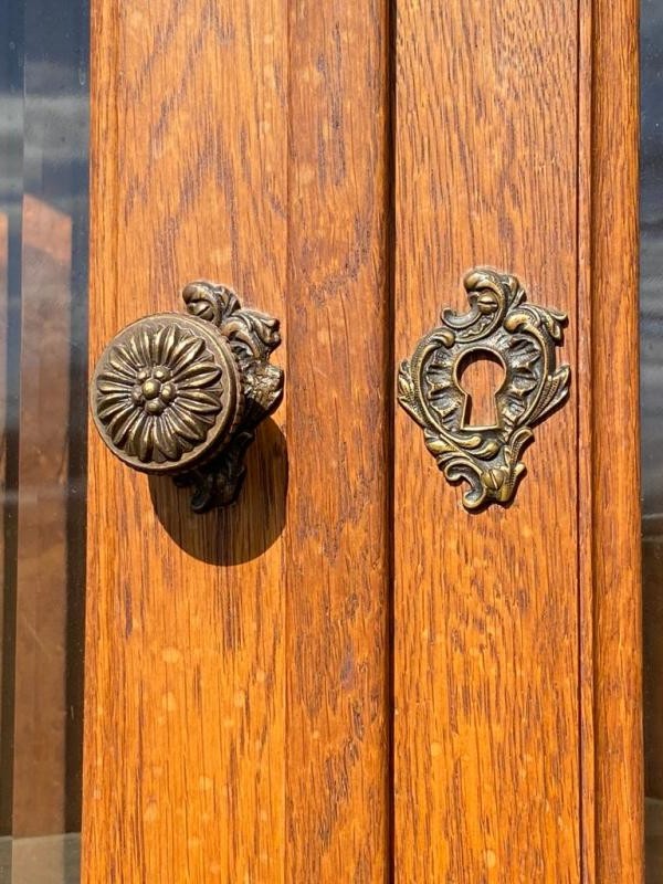 A rare antique corner buffet