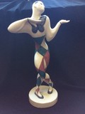 Vintage sculpture "Harlequin"